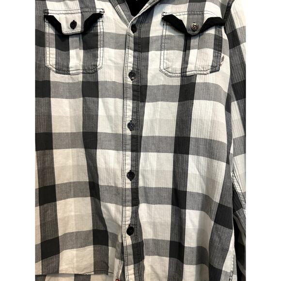 Van's Long Sleeve Plaid Shirt size Large with Chest pockets - Picture 2 of 7